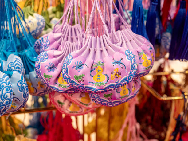 A sachet hung on the Dragon Boat Festival
