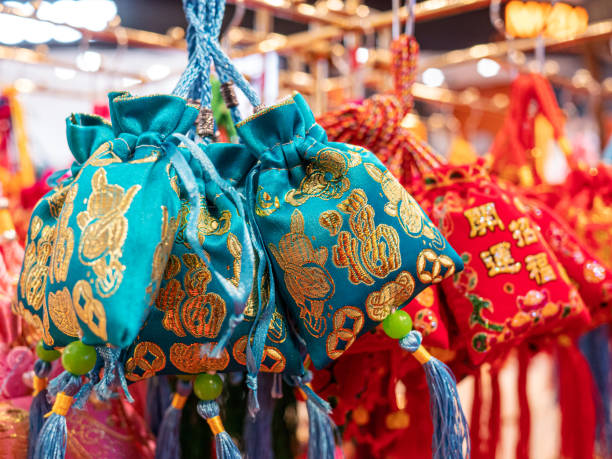 A sachet hung on the Dragon Boat Festival