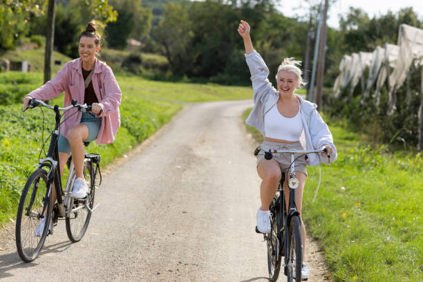 istock Having Fun On The Bike 1401495149