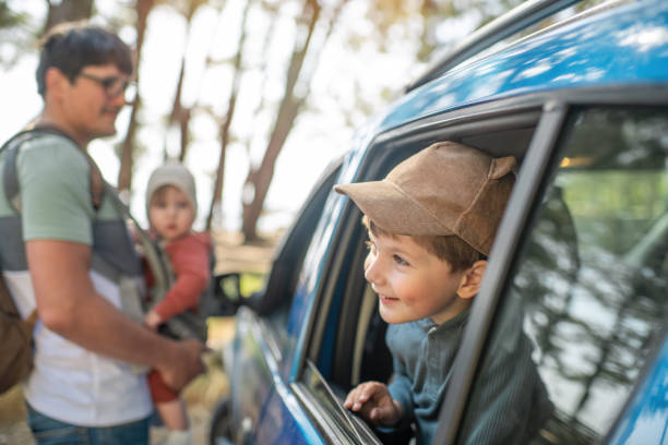 istock Family enjoying road trip 1401495808