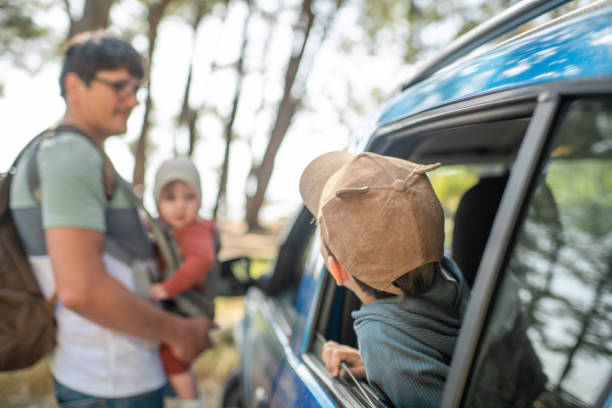 istock Family enjoying road trip 1401495893