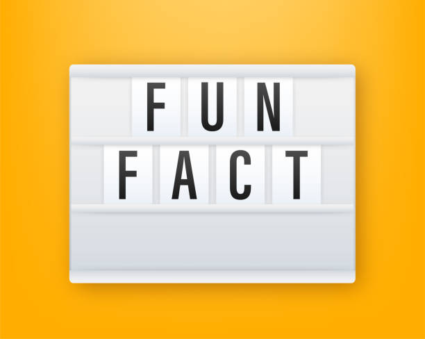 3D lightbox shape with gradient. Fun fact. Vector stock illustration 3D lightbox shape with gradient. Fun fact. Vector stock illustration. fact bubble stock illustrations