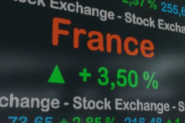 Photo of France stock exchange up