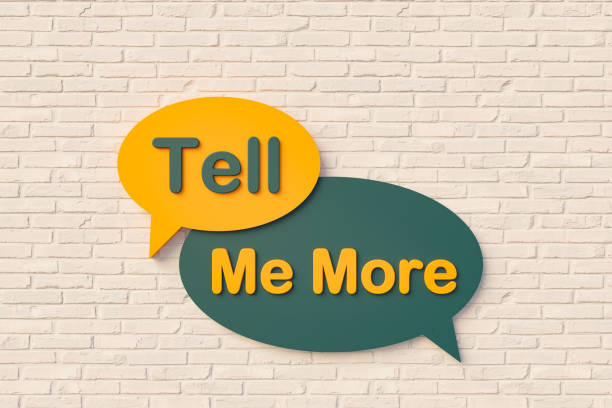 istock Tell me more - Cartoon speech bubble. 1401500094
