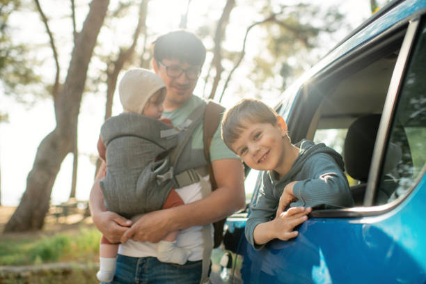 istock Family enjoying road trip 1401500222