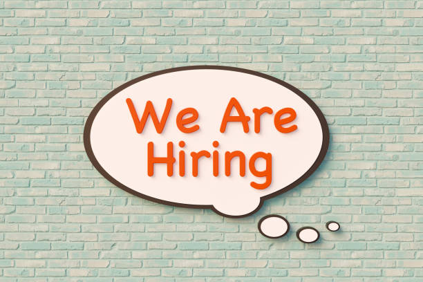 istock We are hiring - Cartoon speech bubble. 1401501640
