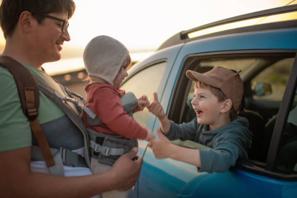 istock Family enjoying road trip 1401502811