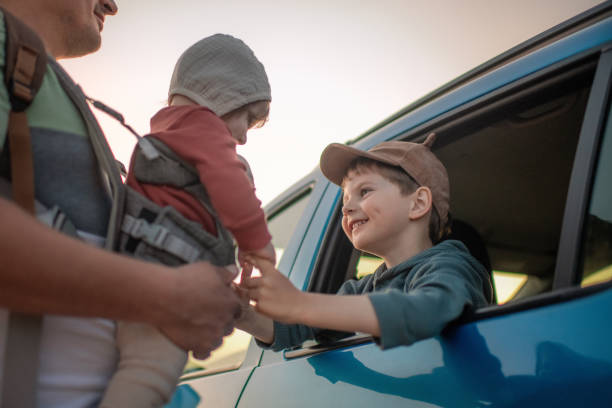 istock Family enjoying road trip 1401502821