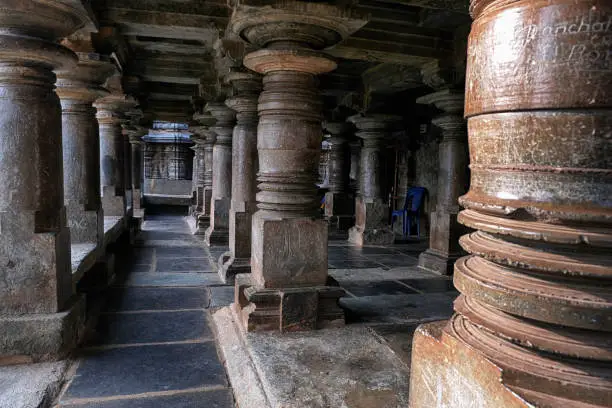 Chandramouleshwara Temple (Ishwara Temple.) , Arasikere is located in the Hassan district of Karnataka.