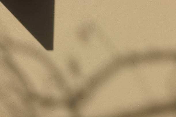 istock Part of a beige concrete wall with shadows 1401507288