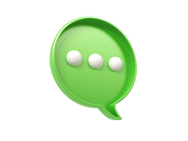 istock Social Media Chat Bubble Green icon 1401516005
