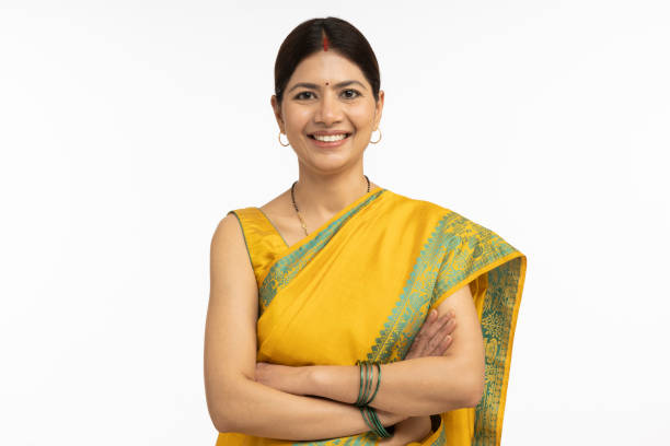 indian woman, stock photo - sari imagens e fotografias de stock