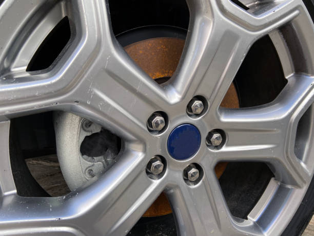 istock car brake disc and pad rusted after the rain 1401522389