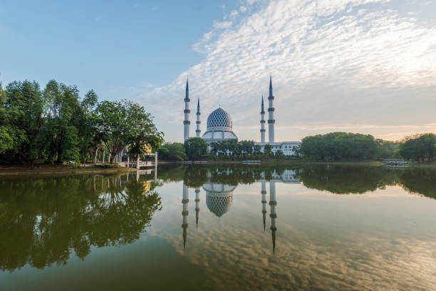 A Sunrise at Sultan Salahuddin Abdul Aziz Mosque,