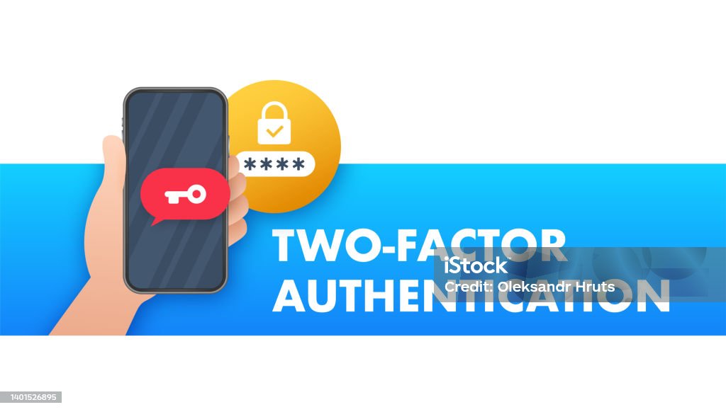 Dual Factor Authentication concept based isometric design, laptop with login window connected with smartphone. Vector illustration Dual Factor Authentication concept based isometric design, laptop with login window connected with smartphone. Vector illustration. Two Objects stock vector