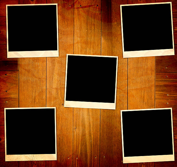 istock Vintage Pictures on wooden background 140152964