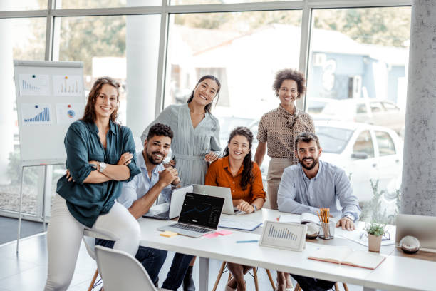 istock Diverse Business People Looking at Camera 1401531340