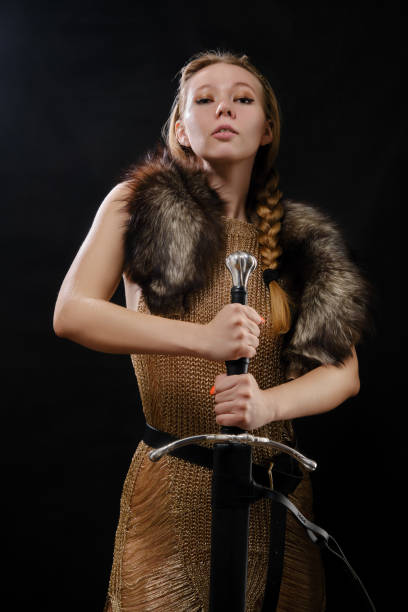 istock young viking woman 1401533059