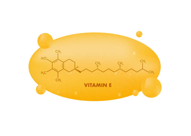 молекула токоферола. витамин е. икона для медицинского дизайна. - nutritional supplement vitamin pill pill ecstasy pill stock illustrations