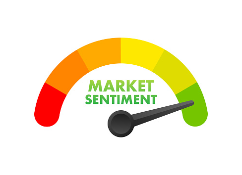 Market sentiment, fear and greed index. Market sentiment. Business concept.