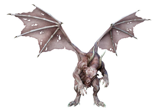 istock 3D Rendering Fairy Tale Dragon on White 1401543512