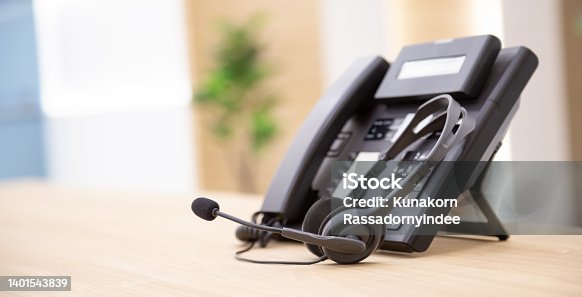 istock Communication support, call center and customer service help desk.for (call center) concept 1401543839