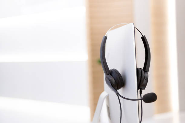 istock Communication support, call center and customer service help desk.for (call center) concept 1401543882