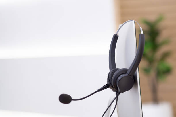 istock Communication support, call center and customer service help desk.for (call center) concept 1401543895
