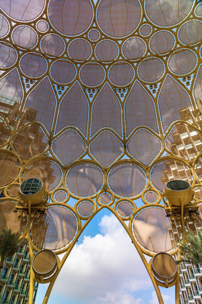 istock An abstract futuristic Persian architecture in Dubai, UAE 1401545463