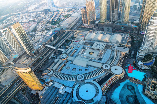 istock Sunset over downtown Dubai in the evening, UAE 1401546298