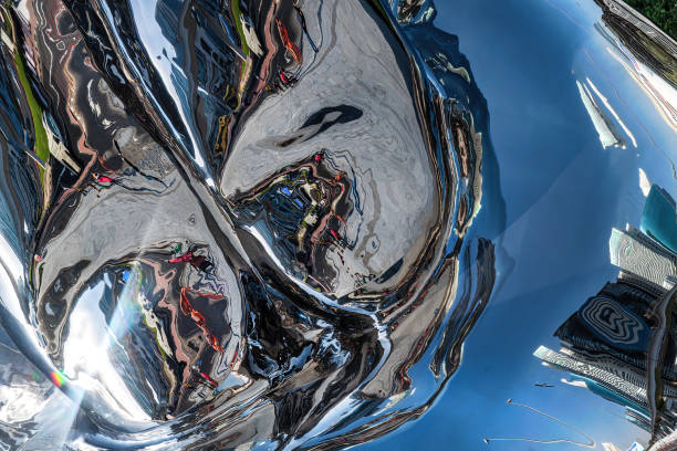 istock Dubai abstraction in glass and metal, UAE 1401546303