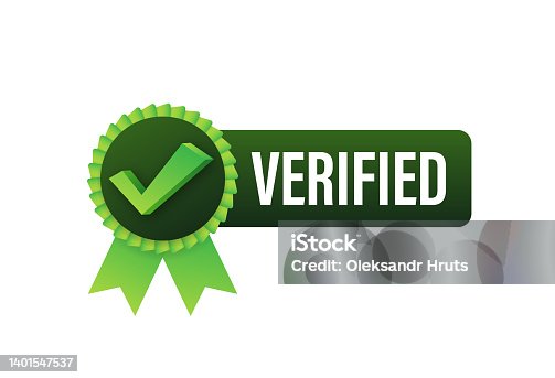 istock Verified square grunge. Checkmark icon. Vector stock illustration 1401547537