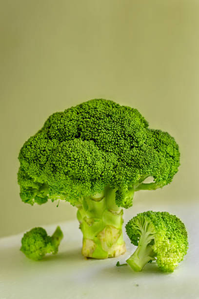 istock Broccoli cabbage in the form of a green tree with parts 1401552368