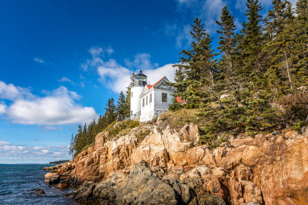 istock Bass Harbor Head Lighthouse, Tremont Maine USA 1401552410