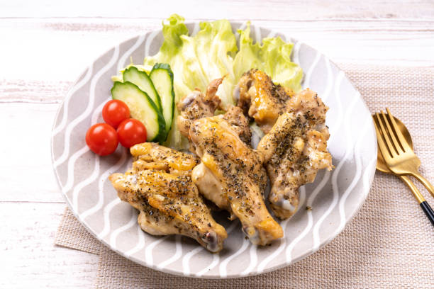 istock Chicken wings garlic grilled 1401555559