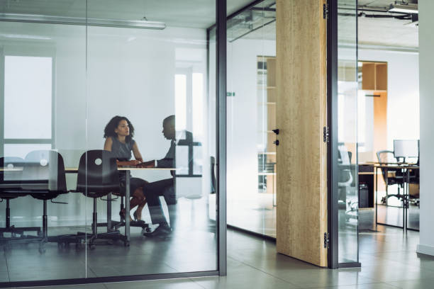 istock Business partners in meeting. 1401557219