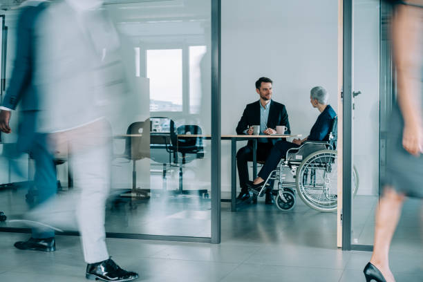 istock Business partners in meeting. 1401557227