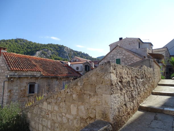 istock Hvar island and town Dalmatia Croatia next to Split 1401557228