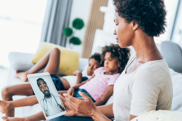 istock Online consultation with their doctor. 1401557298