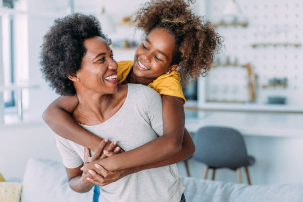 istock Mother and daughter at home. 1401557310