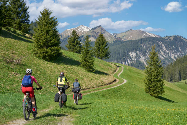 istock 3 seniors on electric bicycle in Tirol mountains , Austria 1401558733