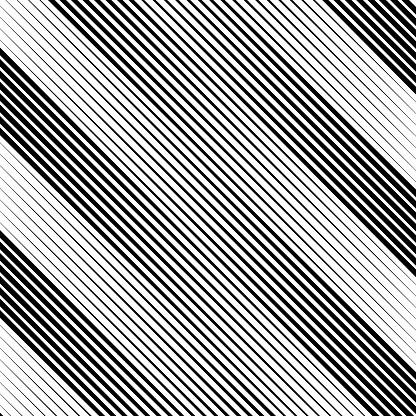 Diagonal fading pattern of lines
