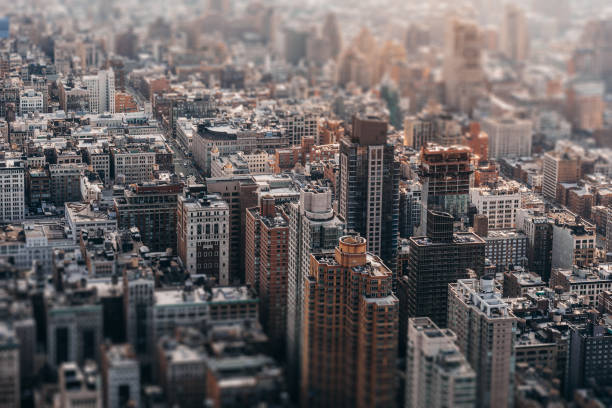 490+ Tilt Shift New York City Stock Photos and Royalty-Free