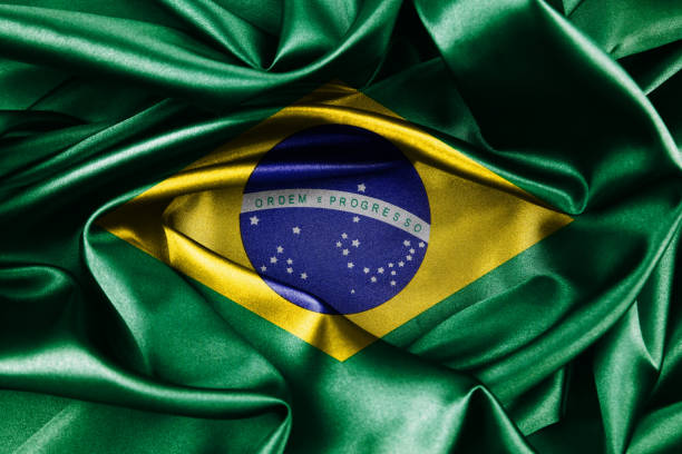 istock Silky Brazilian flag 1401576601