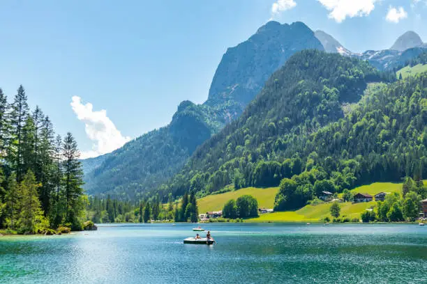 Beautiful exploration tour along the Berchtesgaden Alpine foothills - Hintersee - Bavaria - Germany