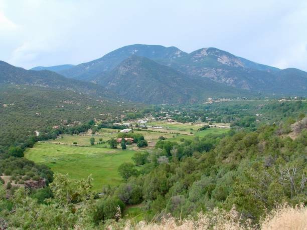 istock View from the mountains in Taos, New Mexico 1401581634