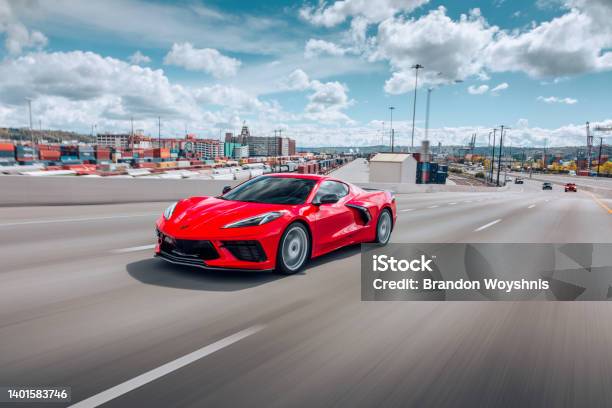 Stock fotografie Corvette C8 – stáhnout obrázek nyní - Automobil - Motorové vozidlo, Chevrolet Corvette Stingray, Chevrolet
