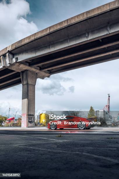 Stock fotografie Corvette C8 – stáhnout obrázek nyní - Asfalt, Automobil - Motorové vozidlo, Barevný obrázek
