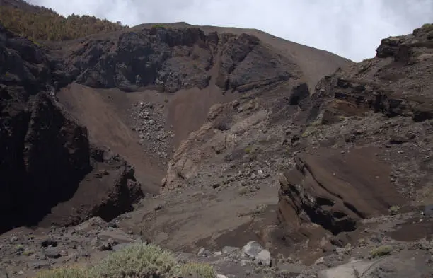 Photo of La Palma, long-range popular hiking route Route of the Volcanoes