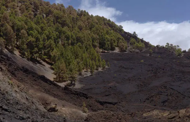 Photo of La Palma, long-range popular hiking route Route of the Volcanoes,